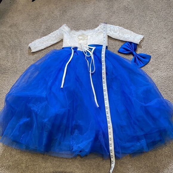 Girls Formal Dress Off the Shoulder Corset Back Size 4-5Y NWT - Picture 9 of 10